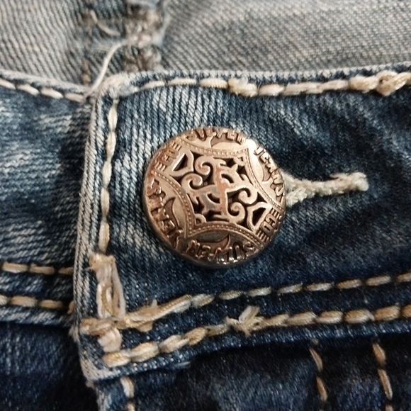 SILVER Jeans Suki Capri Women's Cropped Blue Denim - Picture 5 of 12